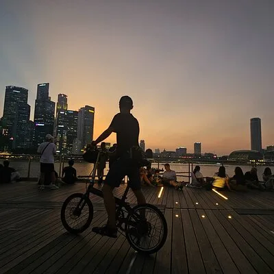 Singapore Light to Night Bike Tour